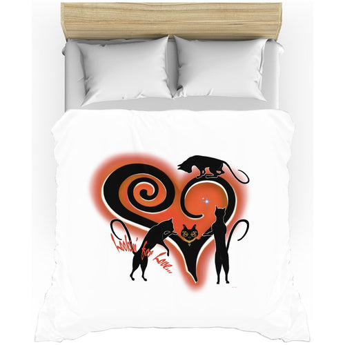 Lookin' For Love Duvet Cover