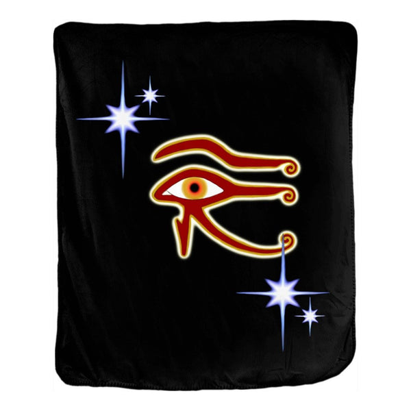 Eye of Isis/Auset Velveteen Blanket (P)