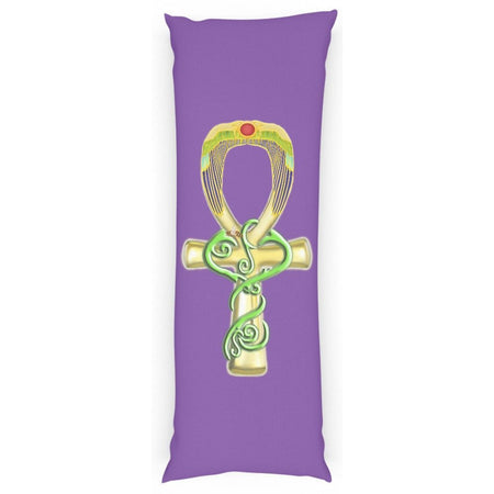 Ankh with Double Jasmine Border Glass Cutting Board