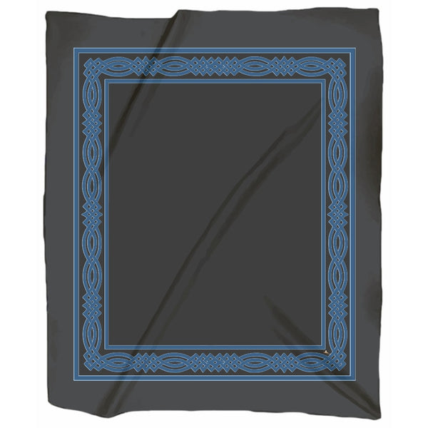 Gaelic Knotwork Frame Jersey Blanket