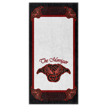 The Morrigan Raven-Knot Shower Curtain