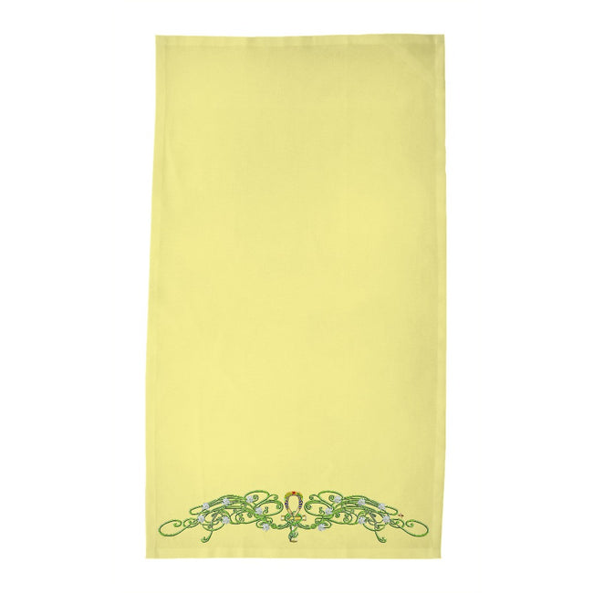 Jasmine Border Tea Towel (HD)