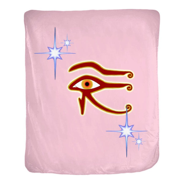 Eye of Isis/Auset Velveteen Blanket (P)