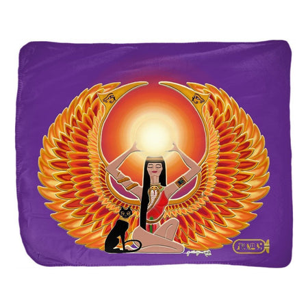 Isis/Auset Jersey Blanket (P)