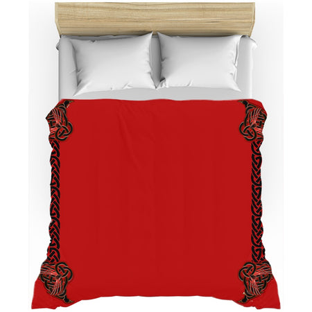 Skin Strong with Knotwork Bracket Duvet Cover