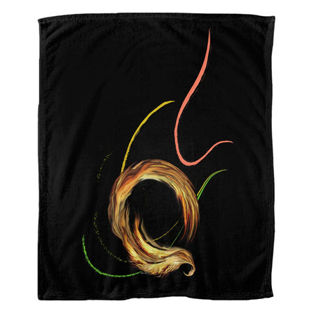 Spiral Dancer Fleece Blanket