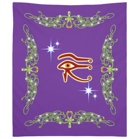 Ankh with Jasmine Border Tapestry (L)