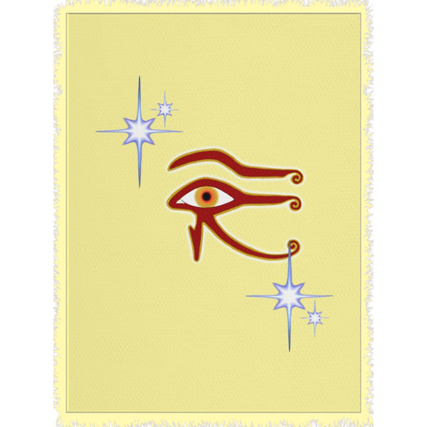 Eye of Isis/Auset Woven Blanket (P)