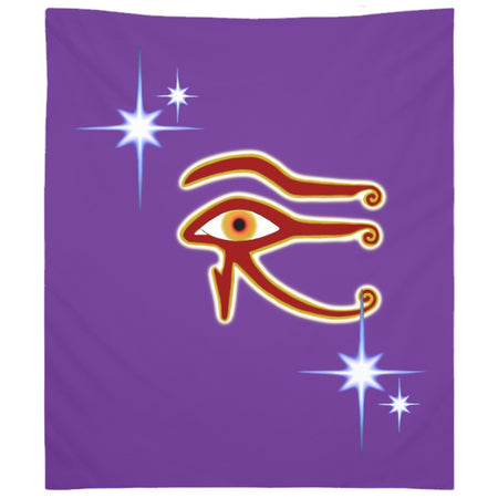 Eye of Isis/Auset with Jasmine Border Tapestry (L)