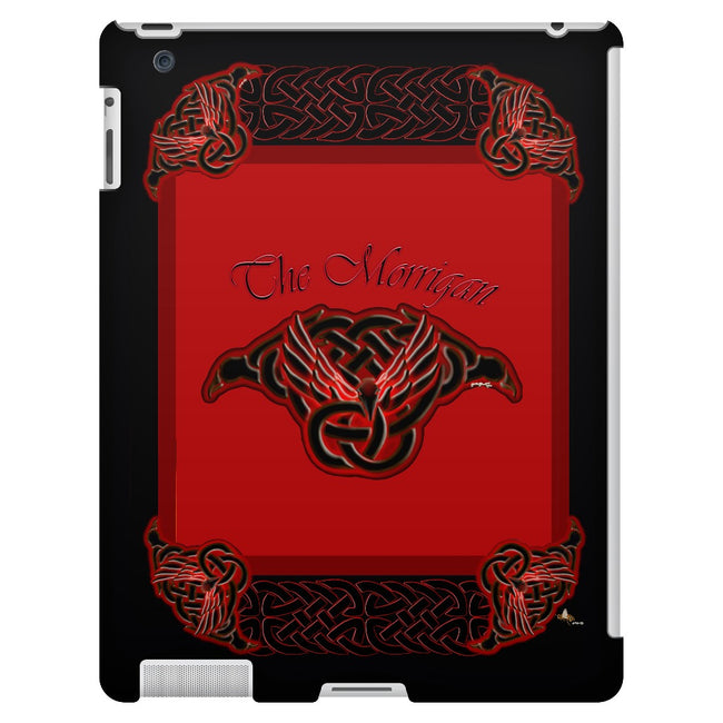 The Morrigan Raven-Knot with Knotwork Frame iPad 3/4 Tablet Case