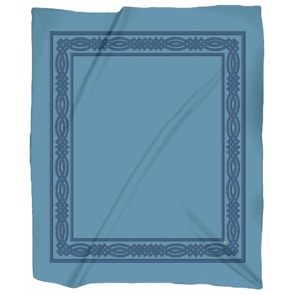 Gaelic Knotwork Frame Jersey Blanket