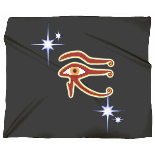Eye of Isis/Auset Jersey Blanket (L)