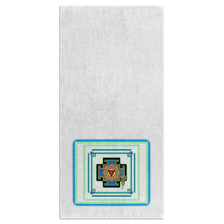 Isis/Auset with Cartouche Bath Towel