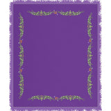 Double Jasmine Border Woven Blanket (L)