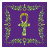 Ankh with Jasmine Border Cloth Napkin