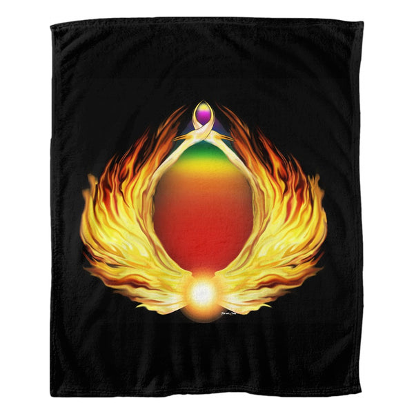 Phoenix Gate Fleece Blanket