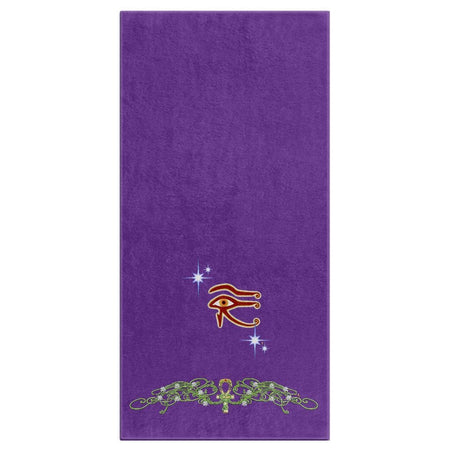Isis/Auset with Cartouche Bath Towel