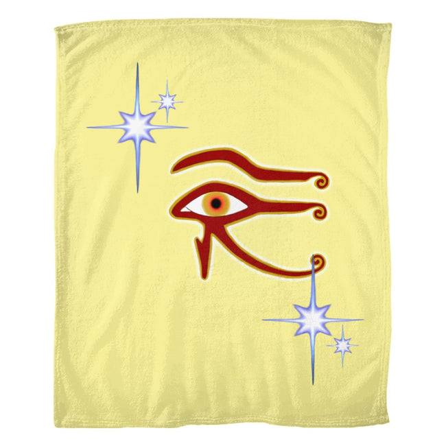 Eye of Isis/Auset Fleece Blanket (P)