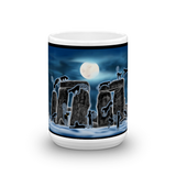 Bast Moon Over Stonehenge Mug