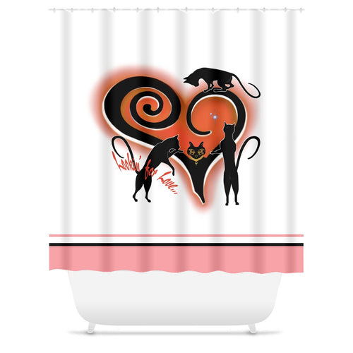 Lookin' For Love Shower Curtains (E)