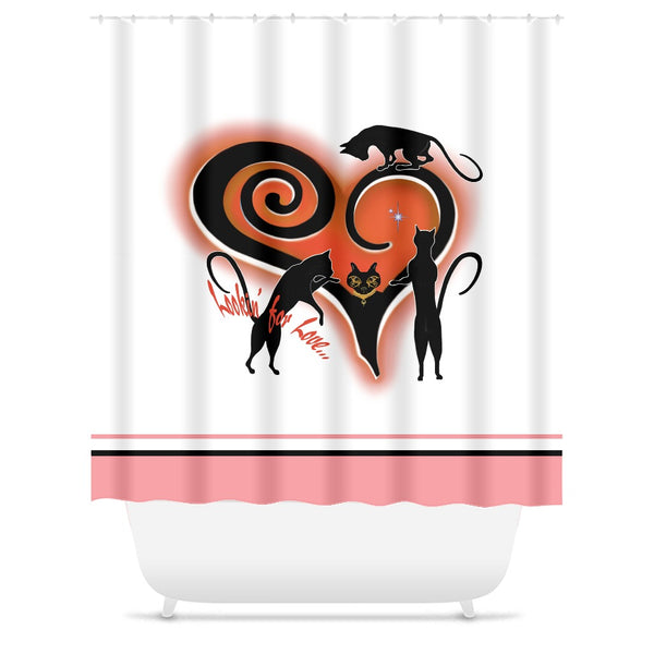 Lookin' For Love Shower Curtains (E)