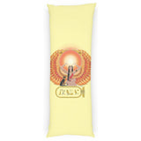 Isis/Auset with Cartouche Body Pillow Case