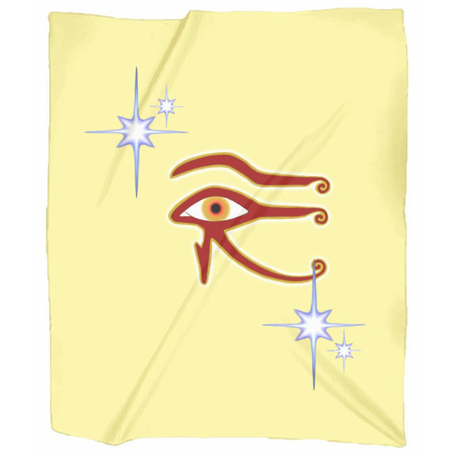 Eye of Isis/Auset Jersey Blanket (P)