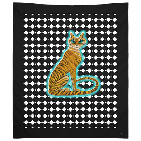 Tara's Tiger Walking Tapestry (P)