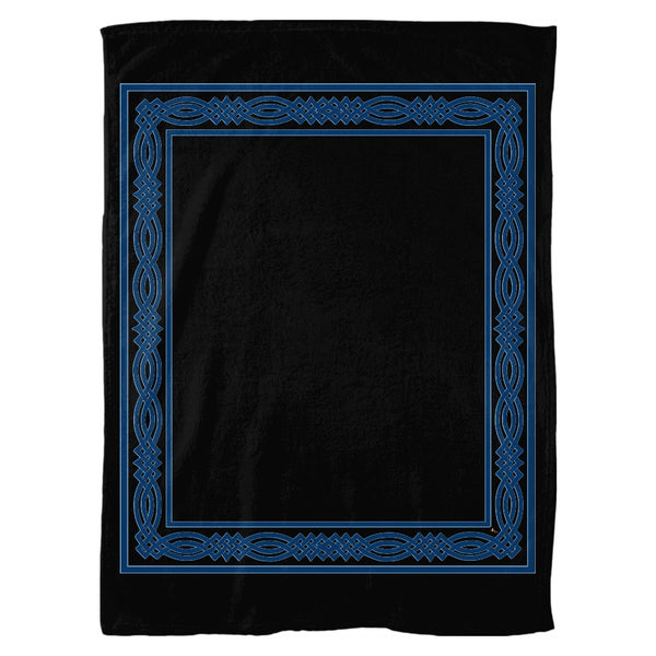 Gaelic Knotwork Frame Fleece Blanket