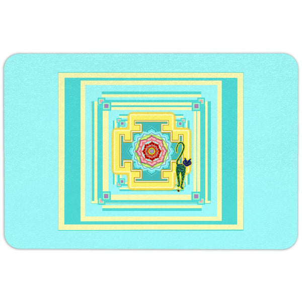 Saraswati's Yantra Floor Mat