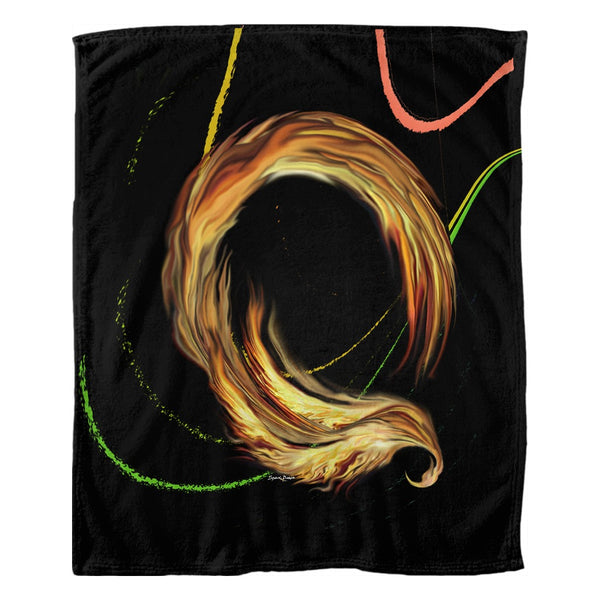 Spiral Dancer Fleece Blanket