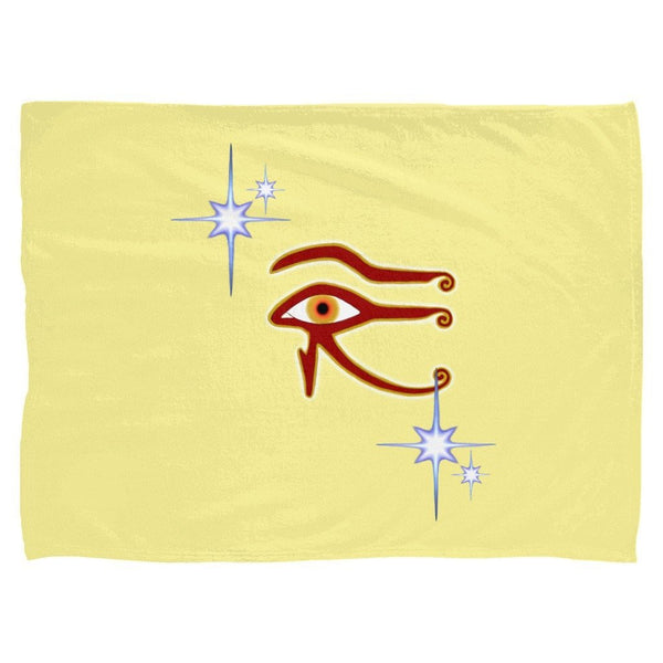 Eye of Isis/Auset Fleece Blanket (L)