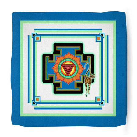 Saraswati's Yantra Fleece Blanket