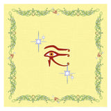 Eye of Isis/Auset with Double Jasmine Border Tablecloth