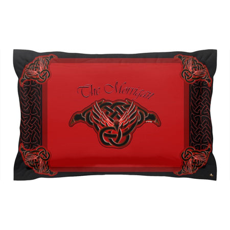 The Morrigan Raven-Knot Pillow Sham