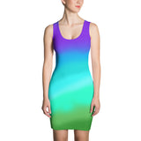 Rainbow Blue Dress