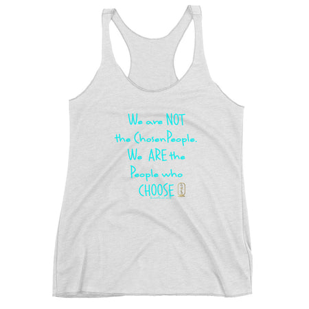 I am a Wolf with Indigo Shadow Women's Racer-Back Tank Top