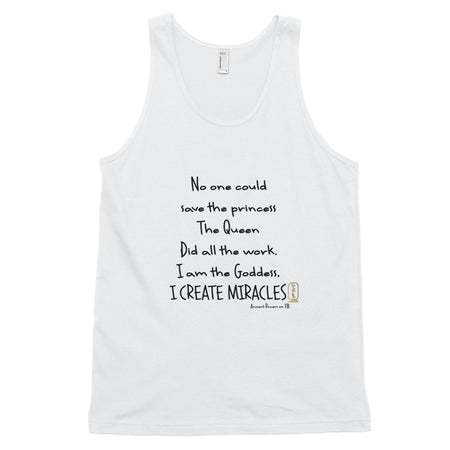 I am a Wolf with Gold Shadow Women's Racer-Back Tank Top