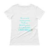 I am the Goddess (Turquoise) Women's Scoop Neck T-Shirt