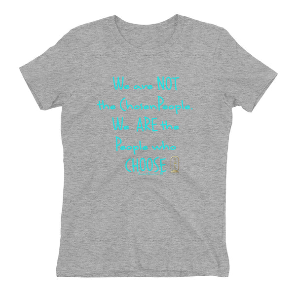 People Who Choose (Turquoise) Women's Short Sleeve T-Shirt