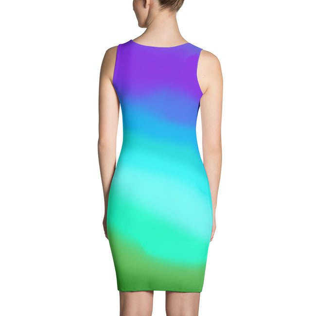 Rainbow Blue Dress