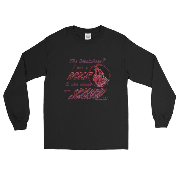 I am a Wolf Red Shadow Long Sleeve T-Shirt