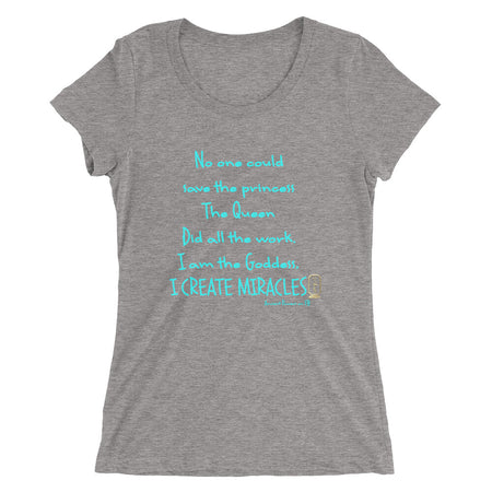 I am the Goddess (Turquoise) Unisex Short Sleeve T-Shirt