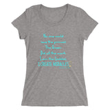 I am the Goddess (Turquoise) Women's Short Sleeve T-Shirt