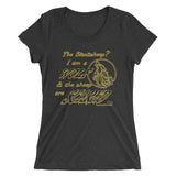 I am a Wolf with Gold Shadow Women's Short Sleeve T-Shirt