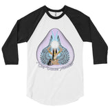 The Divine Mother Unisex 3/4 Sleeve Raglan Shirt