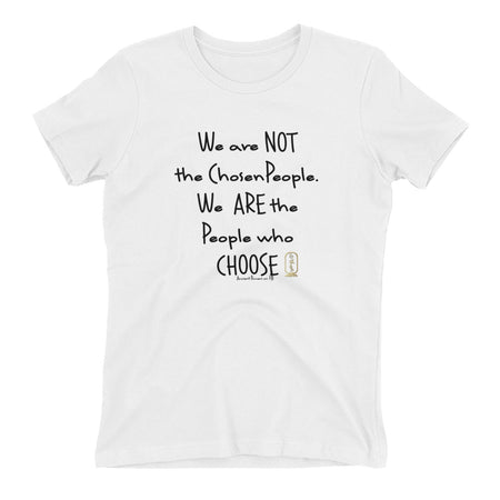 People Who Choose (Turquoise) Women’s Crop T-Shirt