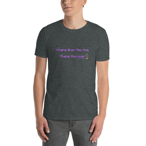 Where Ever Purple Script Short-Sleeve Unisex T-Shirt Special