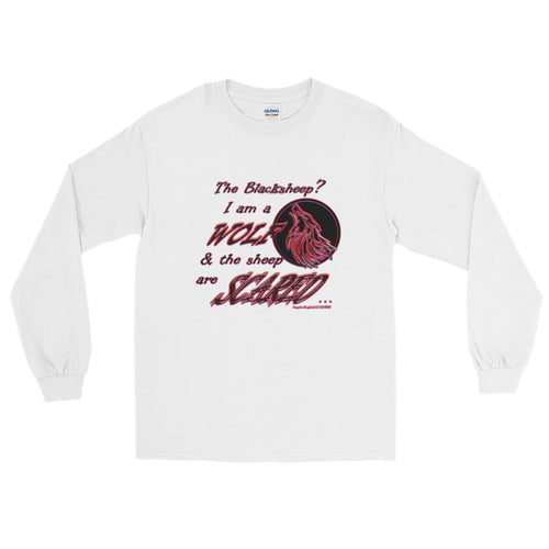 I am a Wolf Red Shadow Long Sleeve T-Shirt